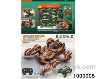 rc stunt transform car