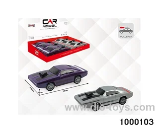 1:24 simulated return alloy car in display box
