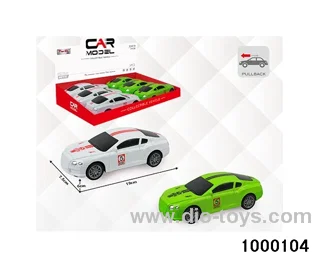 1:24 simulated return alloy car in display box