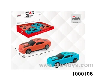 1:24 simulated return alloy car in display box