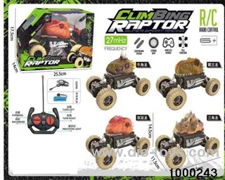 Four-way remote control dinosaur climbing car