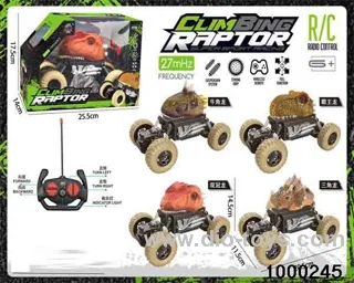 Four-way remote control dinosaur climbing car