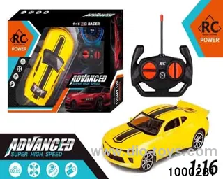 1:164-pass Remote Control Racing Car with Lights (electric included)
