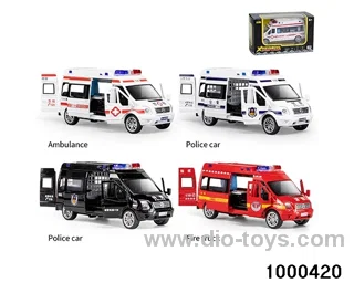 1:32 pull back alloy car with light&sound