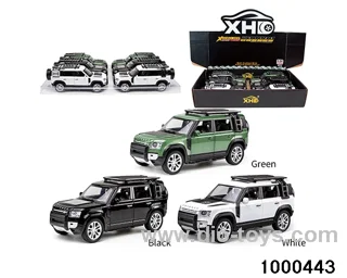 6pcs 1:24 pull back alloy car with light&sound