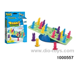Rabbit seesaw in color box