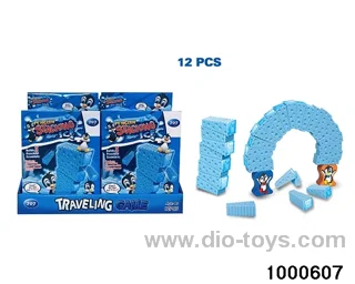 Penguins fold ice in display box
