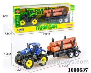 Inertial off-road farmer hauls wood strips