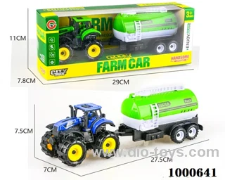 An inertial off-road farmer hauls water tanks
