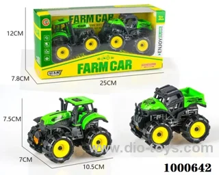 Two inertial off-road farmer's carts