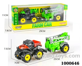 Inertial ATV farmer's truck water trailer