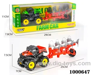 Inertial ATV farmer hauls plow truck