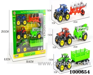 Three mounted inertial off-road farmer vehicle set