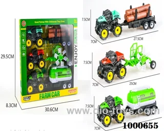 Three inertial all-in-one off-road farmer's car set