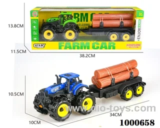 Inertial off-road farmer hauls wood strips