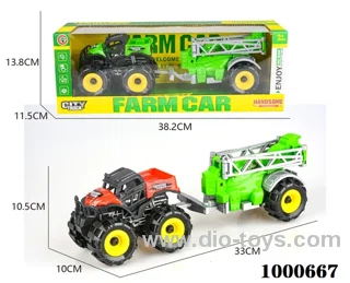 Inertial ATV farmer's truck water trailer