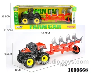 Inertial ATV farmer hauls plow truck