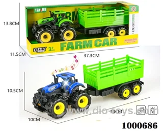 Light music inertia off-road farmer trailer
