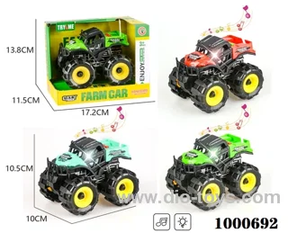 Lights and music inertia ATV farmer's car