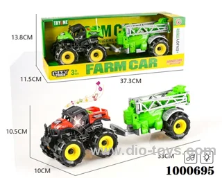 Lights and music inertia ATV farmer's truck water tractor
