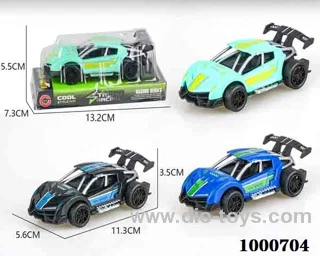 Small Jai Alai skeleton sports car police car