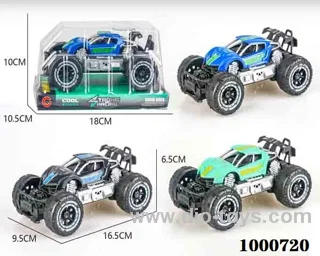 Small inertial frame off-road sports car police car