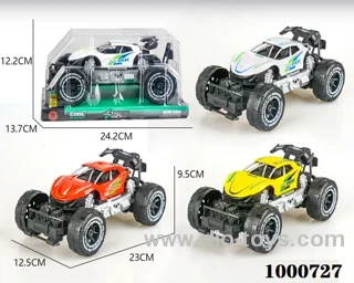 Large inertial frame off-road sports car police car