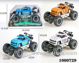 Large inertia frame off-road pickup police car