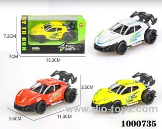 Small Jai Alai skeleton sports car police car