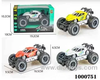 Small inertial frame off-road sports car police car
