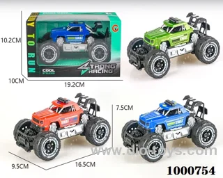 Small inertial frame off-road Jeep police car