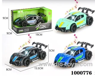 Tuba lights music inertial skeleton sports car police car