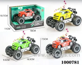 Trumpet light music inertial skeleton off-road pickup truck