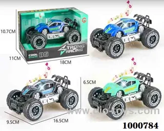 Trumpet light music inertial skeleton off-road sports car police car