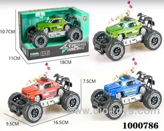 Trumpet light music inertial skeleton off-road Jeep police car