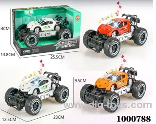 Jumbo light music inertial skeleton off-road sports car