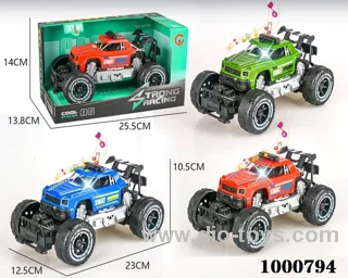 Jumbo light music inertial skeleton off-road Jeep police car