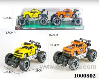 Large two inertial frame off-road pickup trucks, Jeep