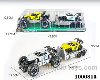 Large inertial skeleton off-road sports car police car carrying inertial police car