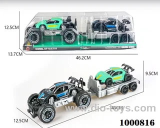 Large inertial skeleton off-road sports car police car carrying inertial police car