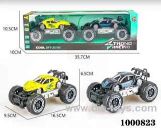 Small two mounted inertial frame off-road police car