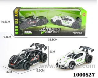Large two-pack sports car with inertial frame