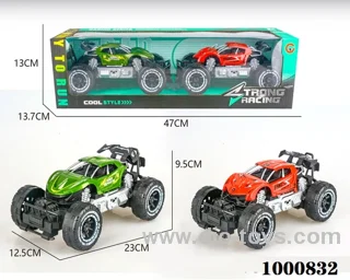 Large two-pack inertial frame off-road sports car
