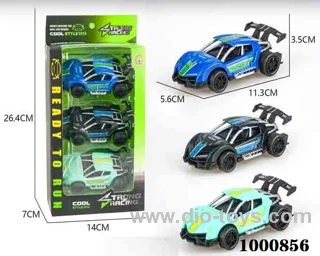 Trumpet 3 PCS Loaded Jai Ai Skeleton Sports Car (Police Car)