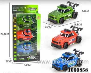 Trumpet 3 PCS loaded Comeback Skeleton Jeep (Police car)