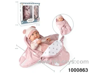 18-inch doll (full enamel)+holding bag+accessories in window box
