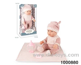 12-inch baby (full enamel)+quilt+accessories in window box