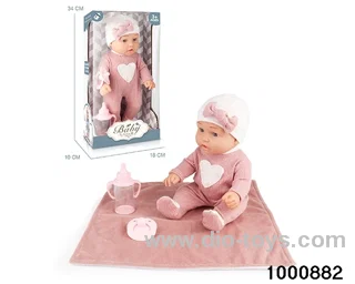 12-inch baby (full enamel)+quilt+accessories in window box