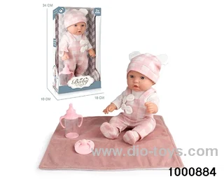 12-inch baby (full enamel)+quilt+accessories in window box