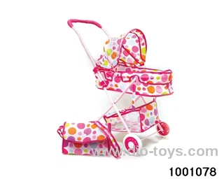 Baby stroller (iron) in PP bag with header
